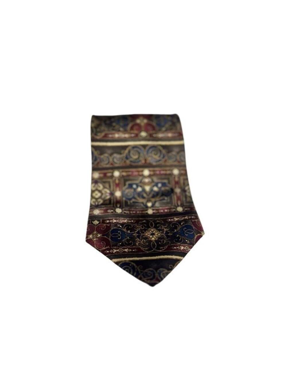 Bill Blass Men's 100% Silk Abstract Pattern Necktie